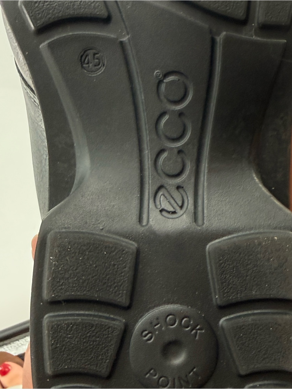 Ecco Men's Lace Up Chukka Boots Black Leather Gore Tex 45 / 11-11.5 - Picture 10 of 11